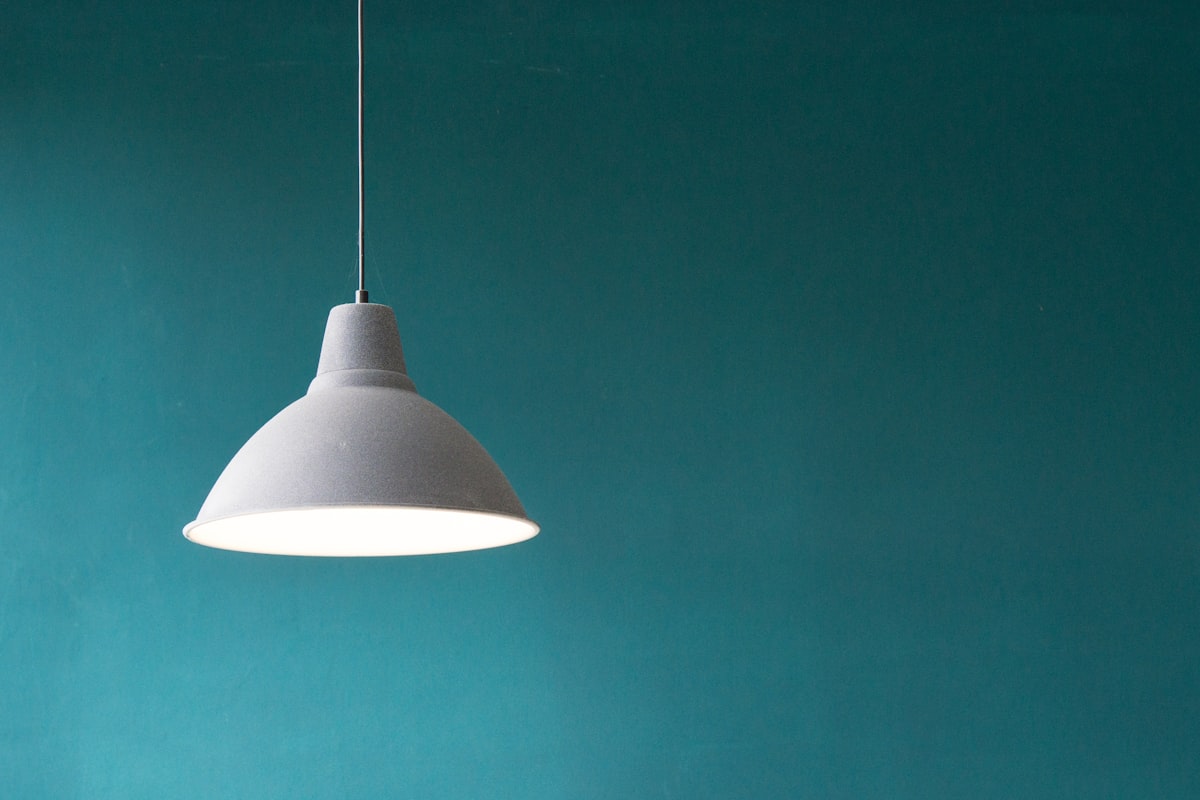 Choose a desk lamp when…